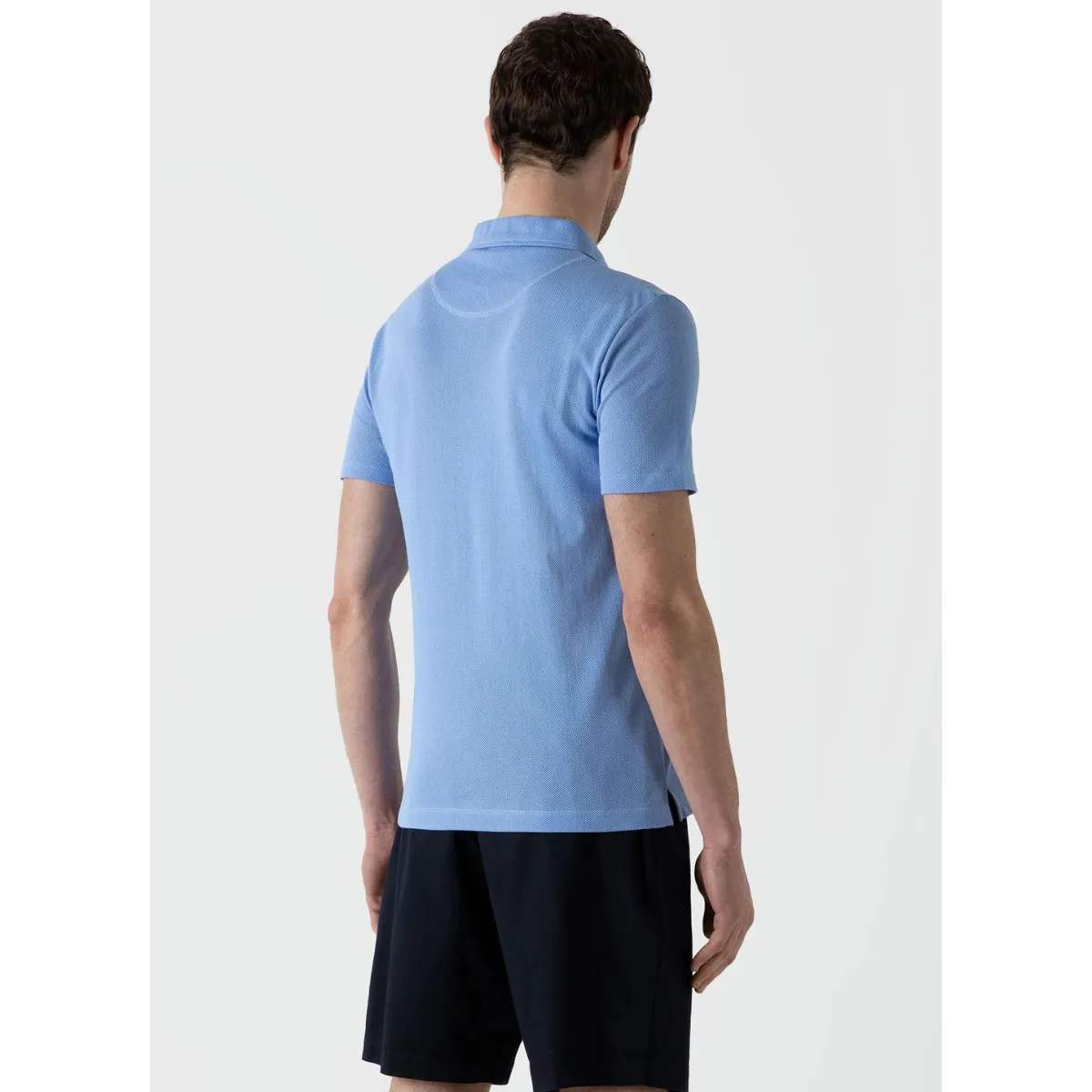 Sunspel   Riviera Polo Shirt Cool Blue