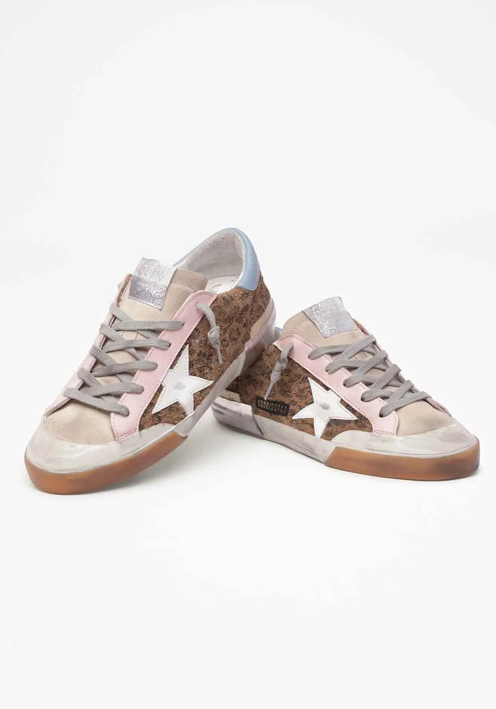 Super-Star Penstar Sneakers Beige Brown Black/Pearl/Light Pink/Light Blue