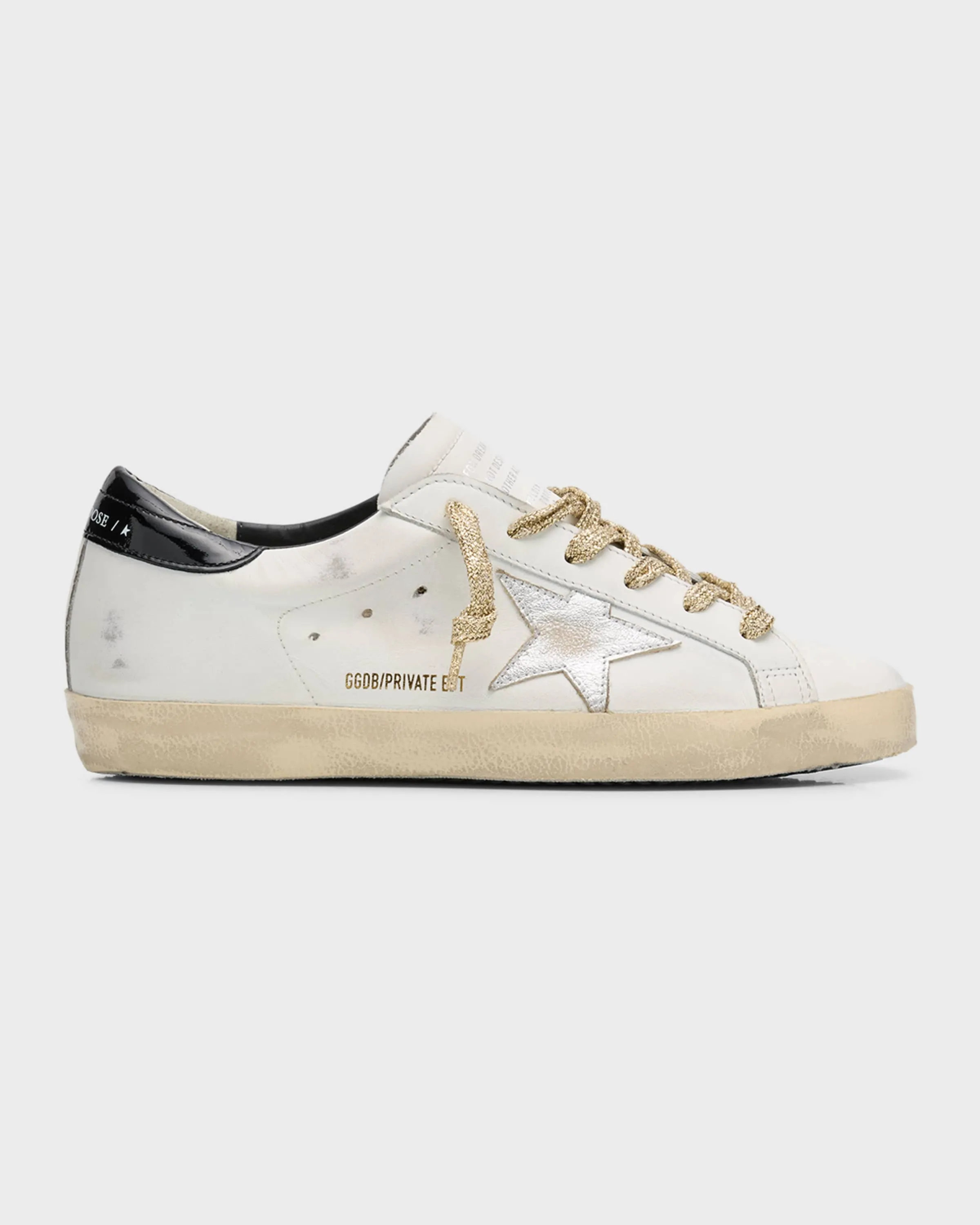 Superstar Mixed Leather Low-Top Sneakers