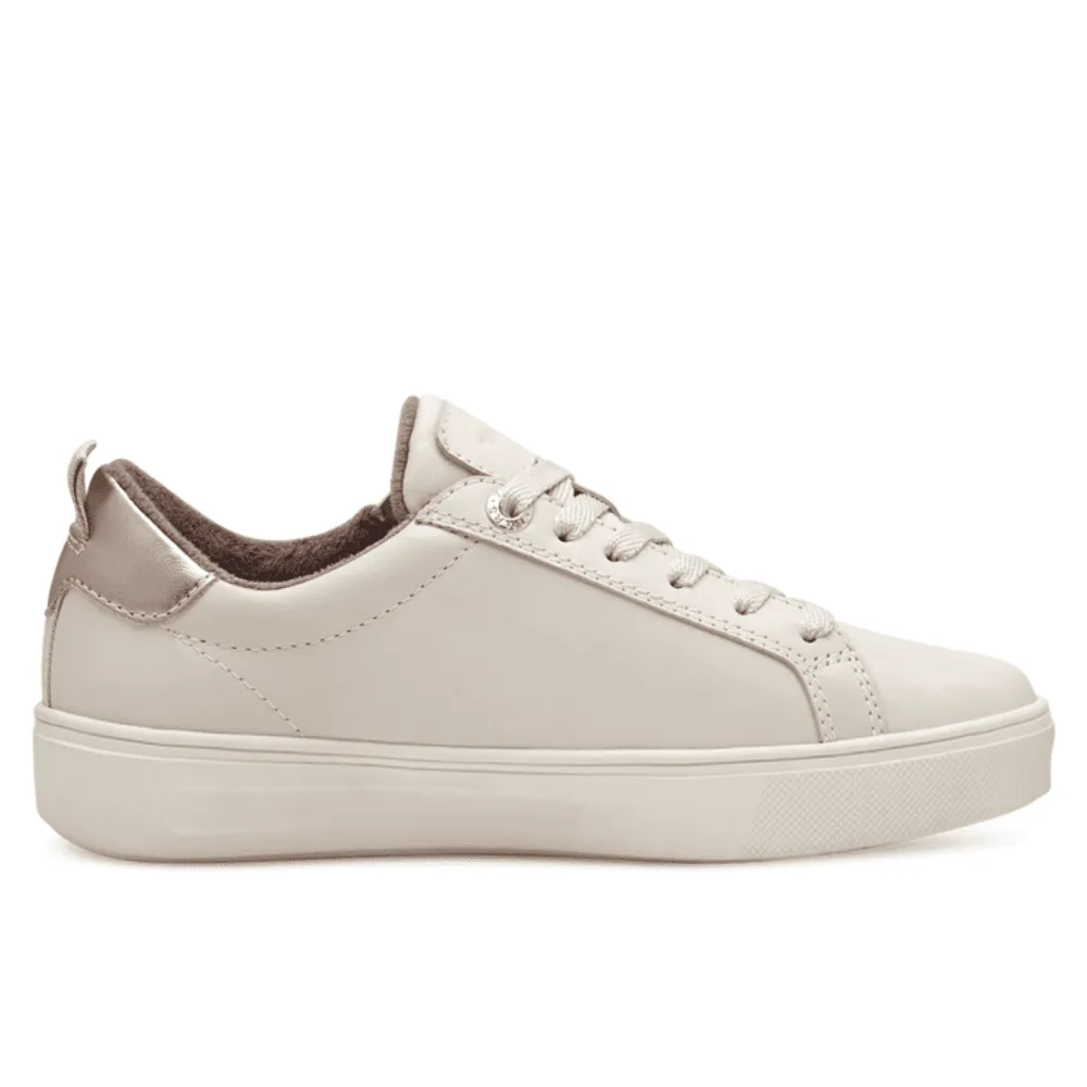 Tamaris Comfort 83707 Ivory Side Zip Trainers