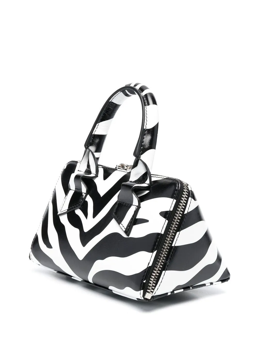 The Attico    The Attico Friday Zebra Print Handbag