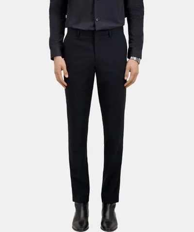 The Kooples Prince Of Wales Wool Suit Trousers