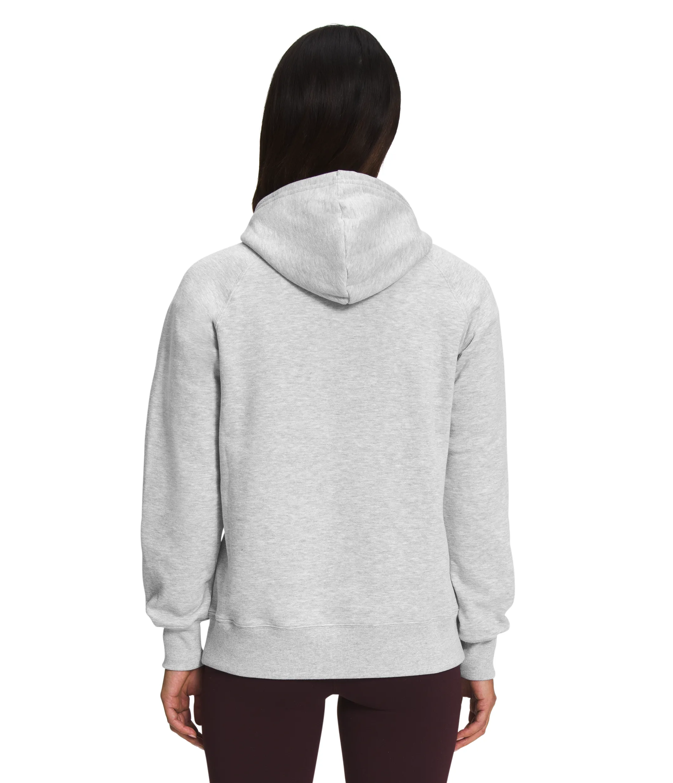 The North Face Women's Half Dome Pullover Hoodie TNF Light Grey Heather TNF White