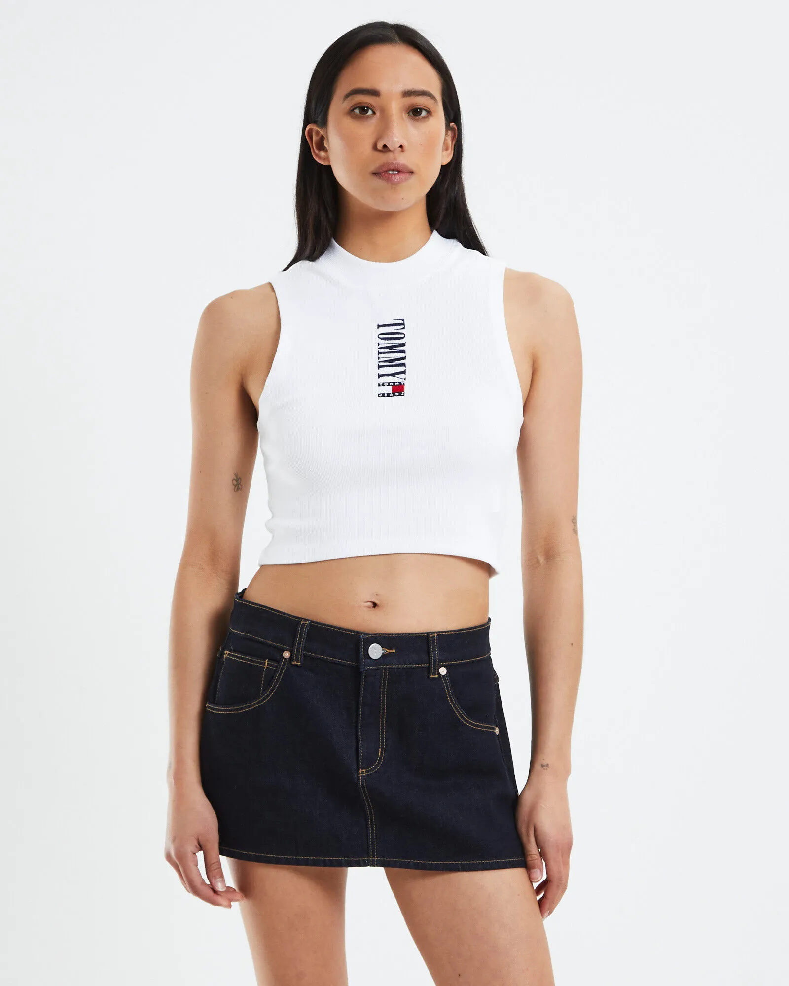 Tommy Jeans TJW Archive Tank Top White