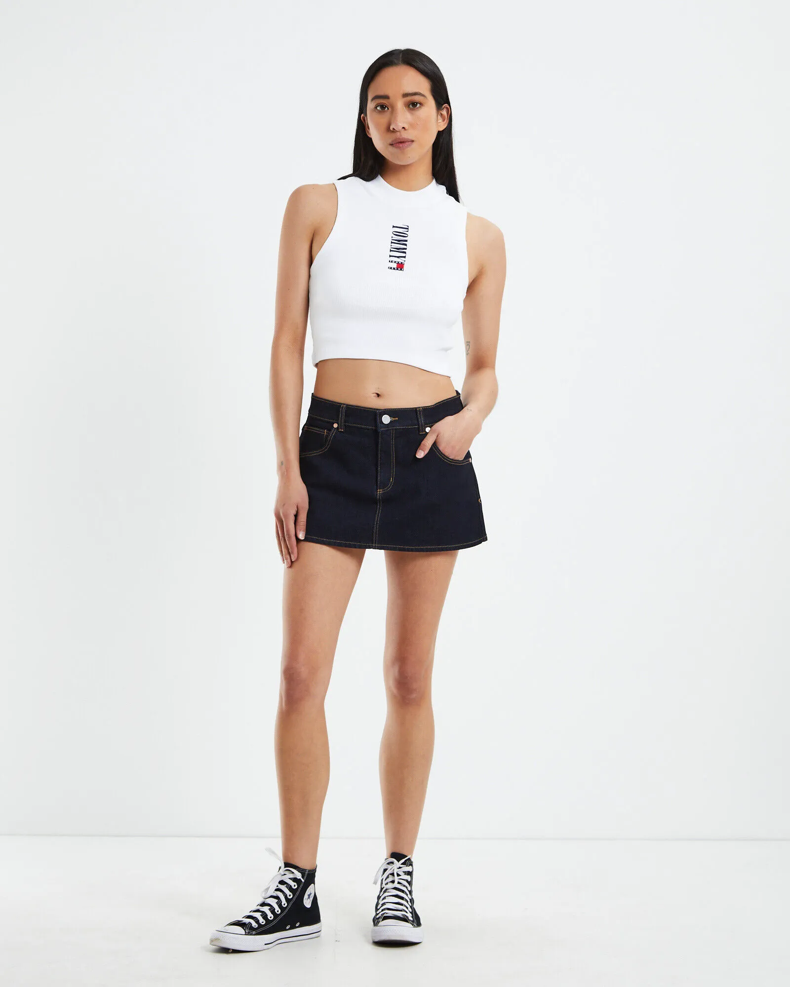 Tommy Jeans TJW Archive Tank Top White