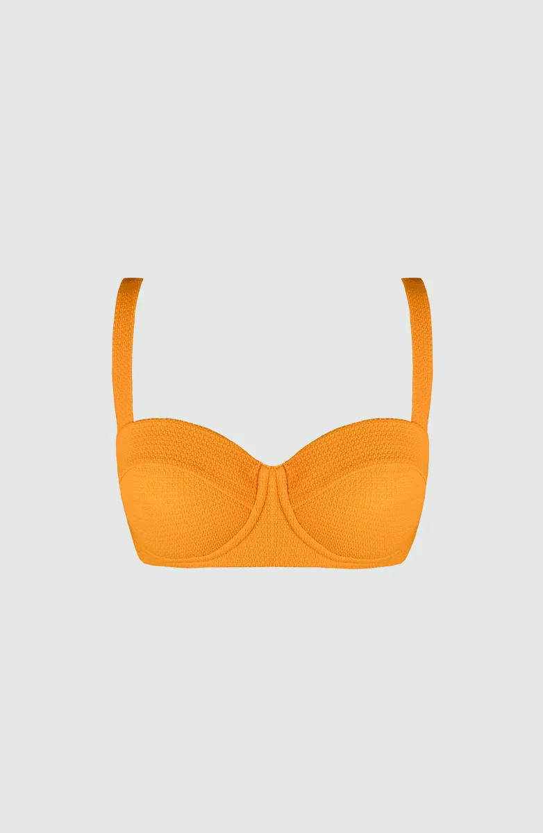 Top Bikini Naranja ESSENTIALS Bailando Entre Palmas