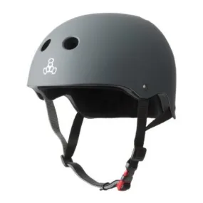 Triple 8 Grey Carbon Helmet - Certified