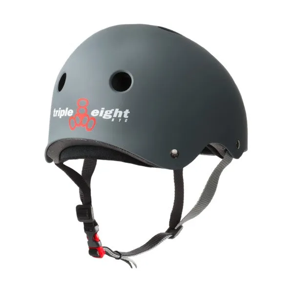 Triple 8 Grey Carbon Helmet - Certified