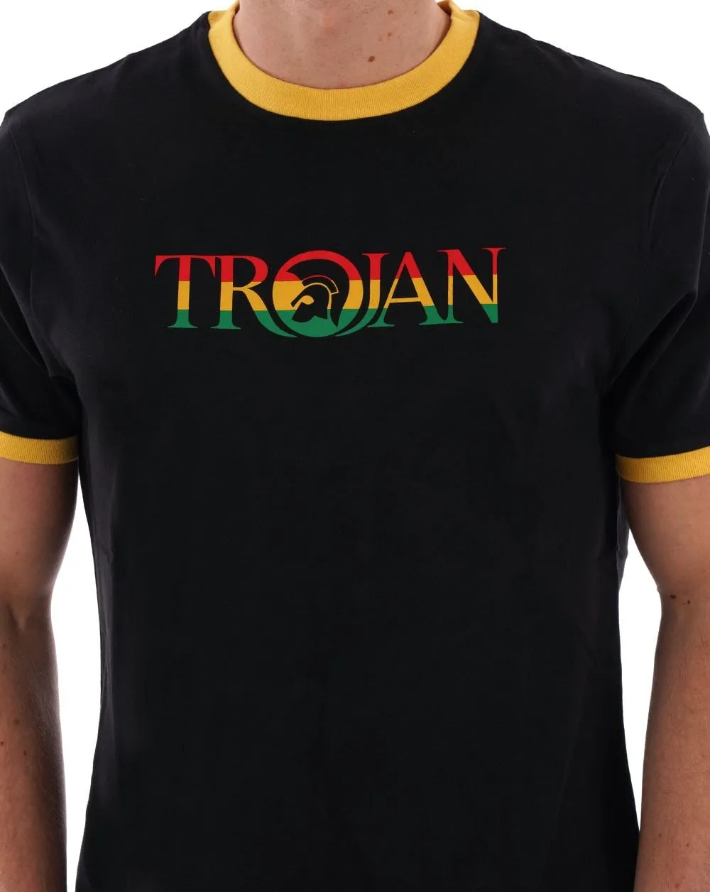 Trojan Helmet Logo T-shirt Black