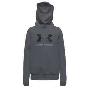 Under Armour Boys' UA Rival Fleece Big Logo Printed Fill Hoodie