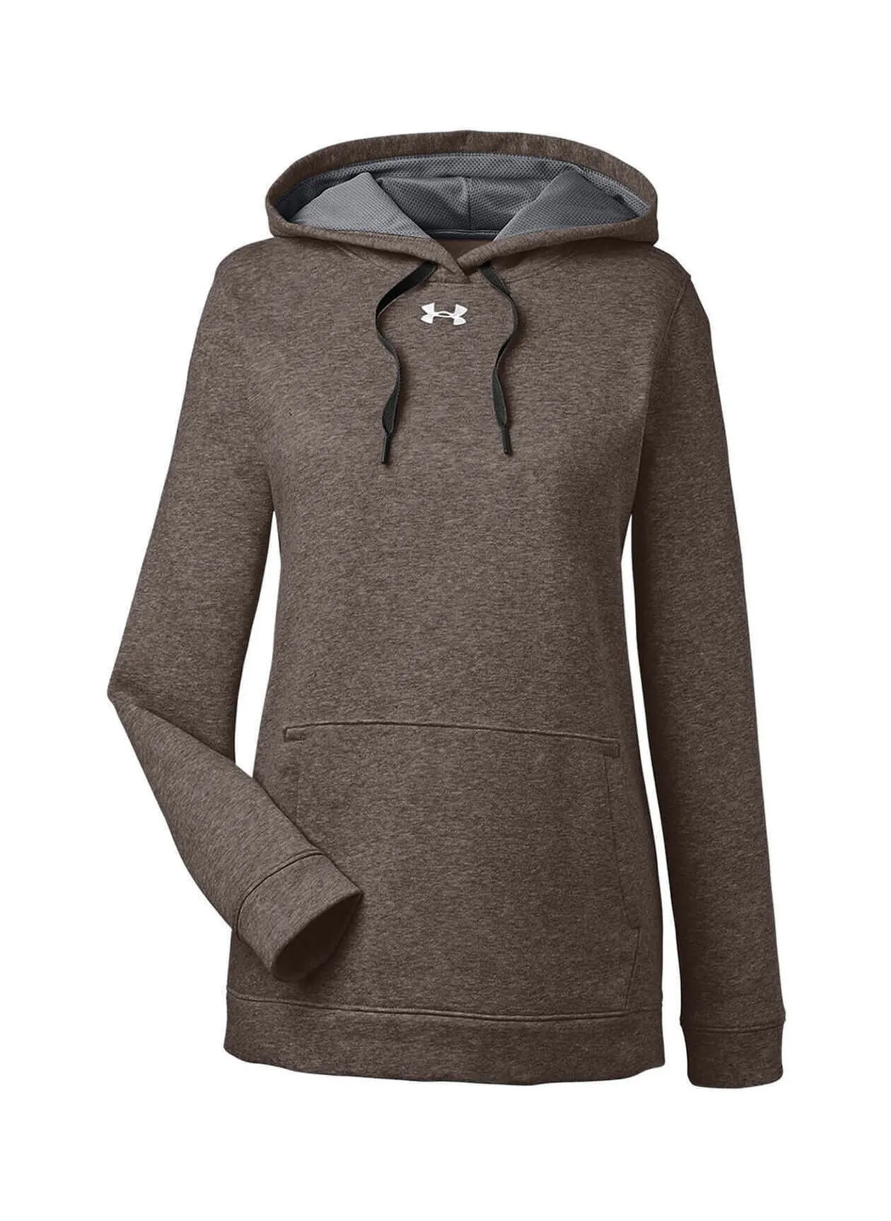 Under Armour Hustle Fleece Hoodie Carbon Heather / Grey Women's 1300261