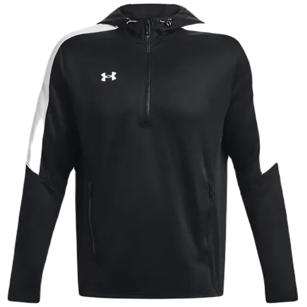 Under Armour Men's Black/White Storm Armour Fleece Hoodie