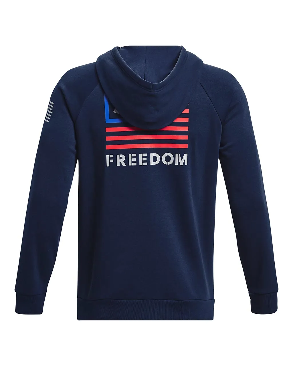 Under Armour Mens UA Rival Fleece Freedom Full Zip Hoodie