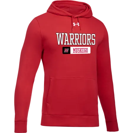 Under Armour Red Hustle Fleece Men's Hoodie