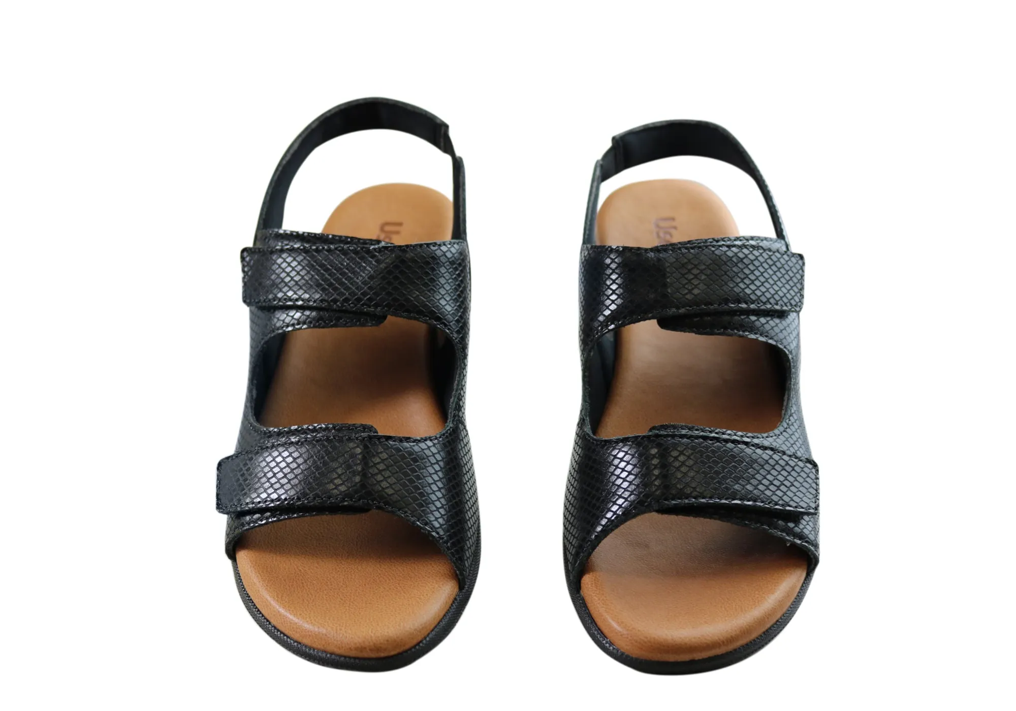 Usaflex Jessica Womens Comfortable Leather Sandals Made In Brazil