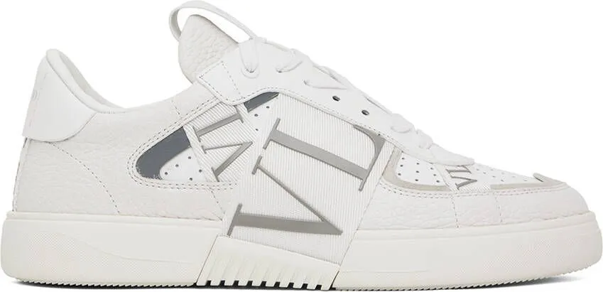 Valentino Garavani White & Gray VL7N Sneakers