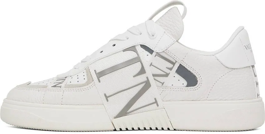 Valentino Garavani White & Gray VL7N Sneakers