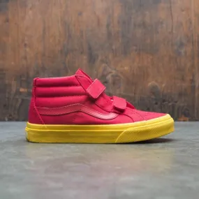 Vans Big Kids Sk8-Mid Reissue V (red / gold)