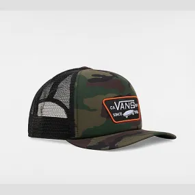 Vans KIDS FULL PATCH TRUCKER HAT (CLASSIC CAMO) YOUTH GREEN