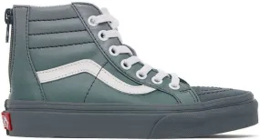 Vans Kids Gray Sk8-Hi Zip Little Kids Sneakers