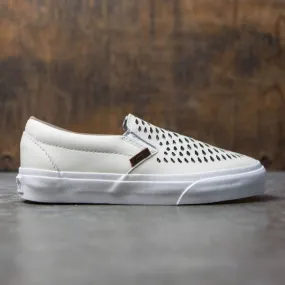 Vans Men Classic Slip-On Dx - Havana Perforated Leather (white)