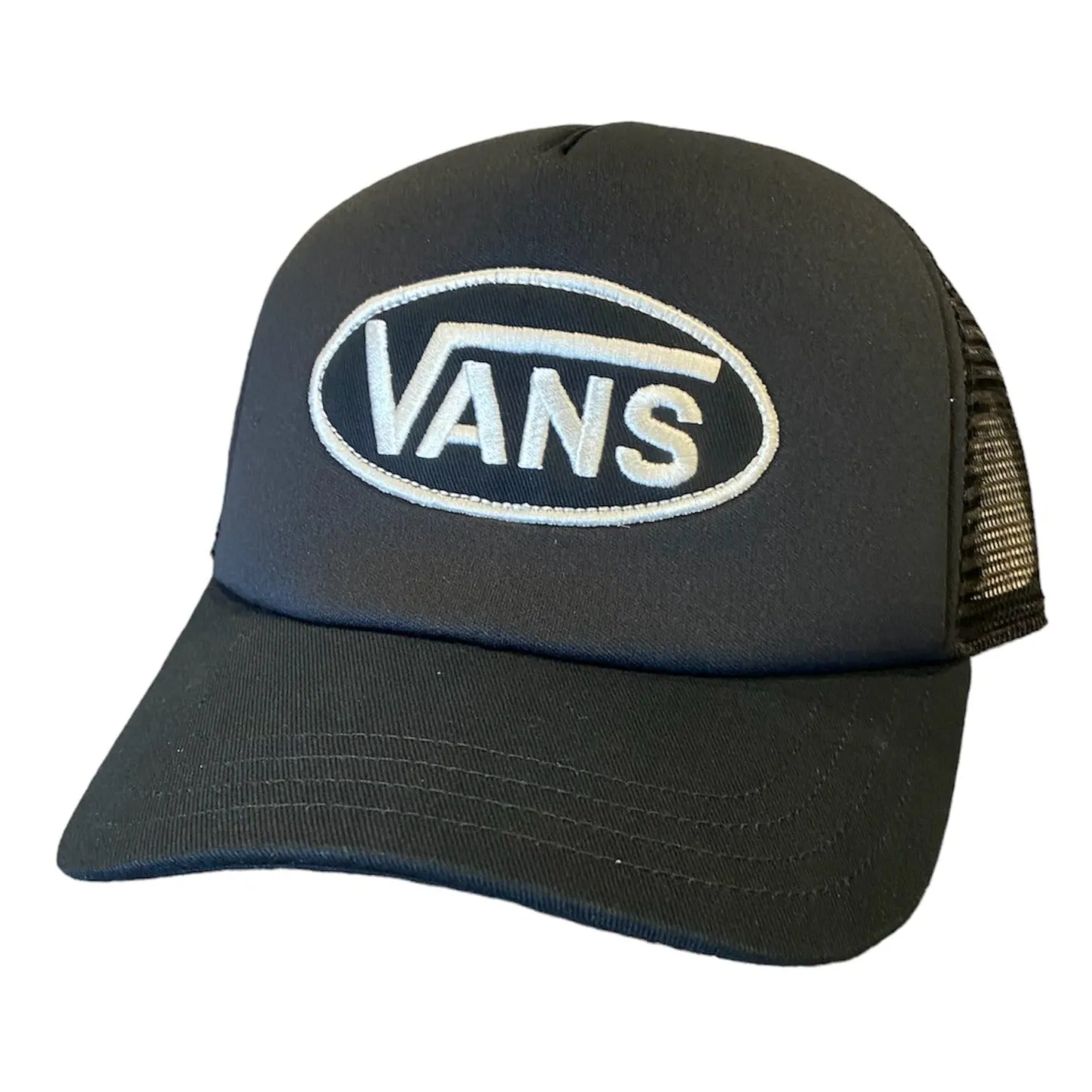 Vans Quick Patch Curved Bill Trucker Hat - Black