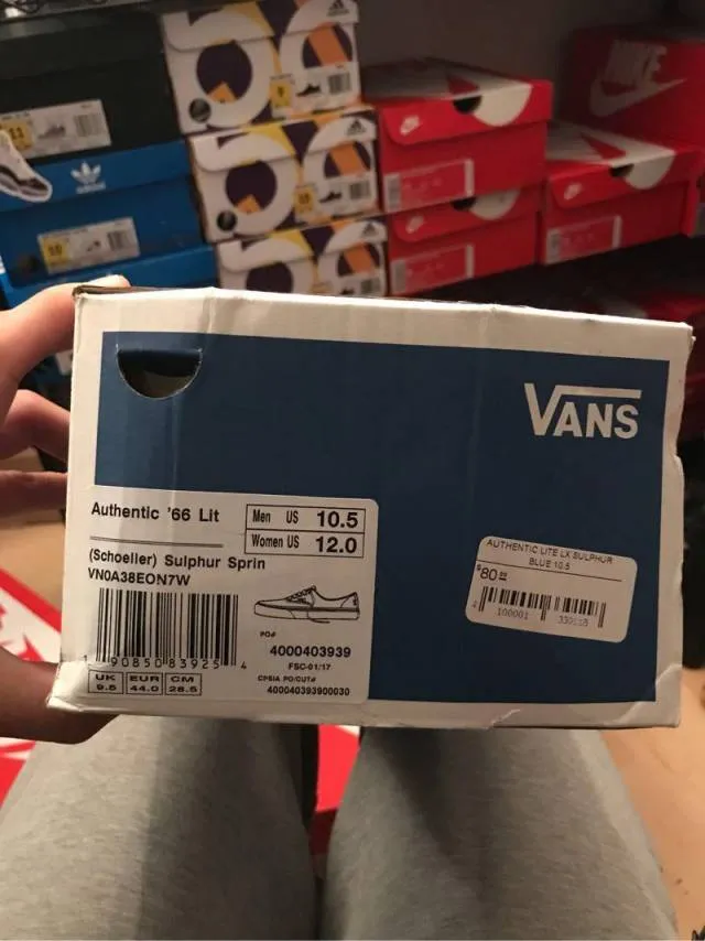 Vans "authentic ‘66" LIT sz 10.5 Brand new