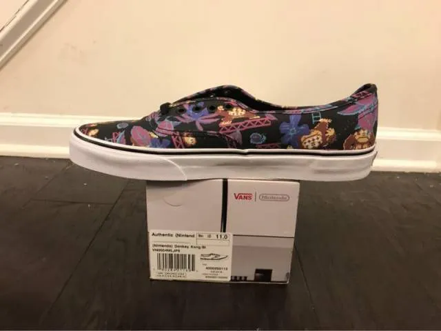 Vans X Nintendo Authentic Donkey Kong size 11