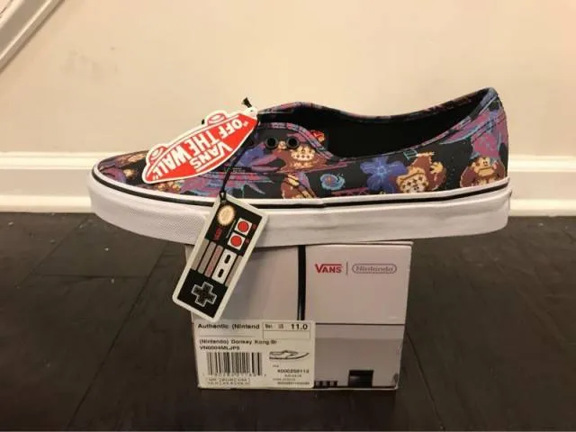 Vans X Nintendo Authentic Donkey Kong size 11