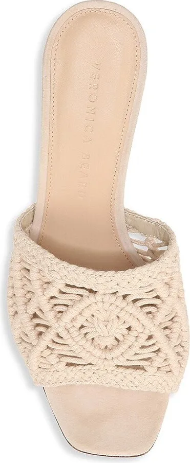 Veronica Beard Women's Ezrah Macrame Wedge Sandals NW/OB