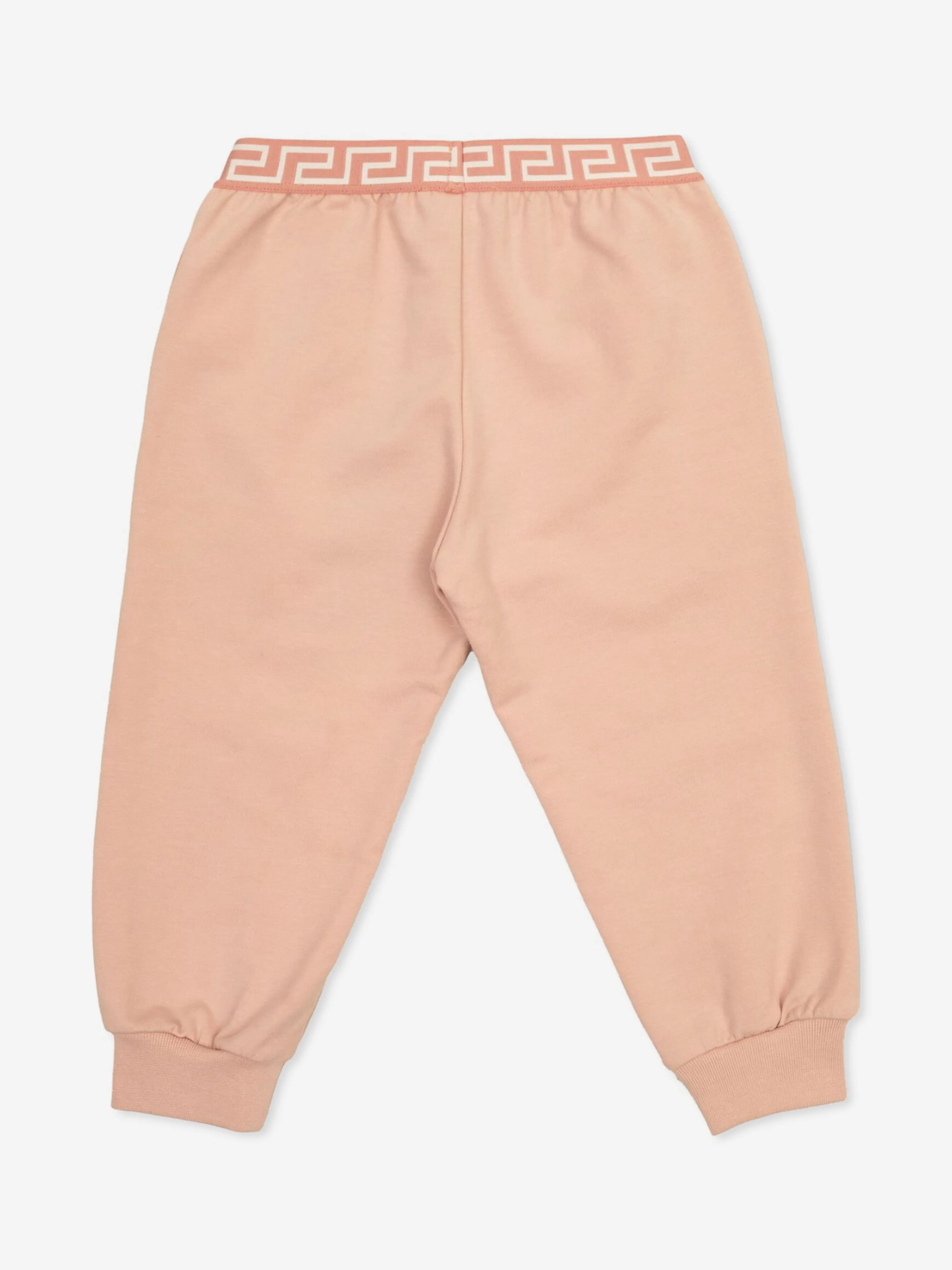 Versace Baby Girls Medusa Logo Joggers in Pink