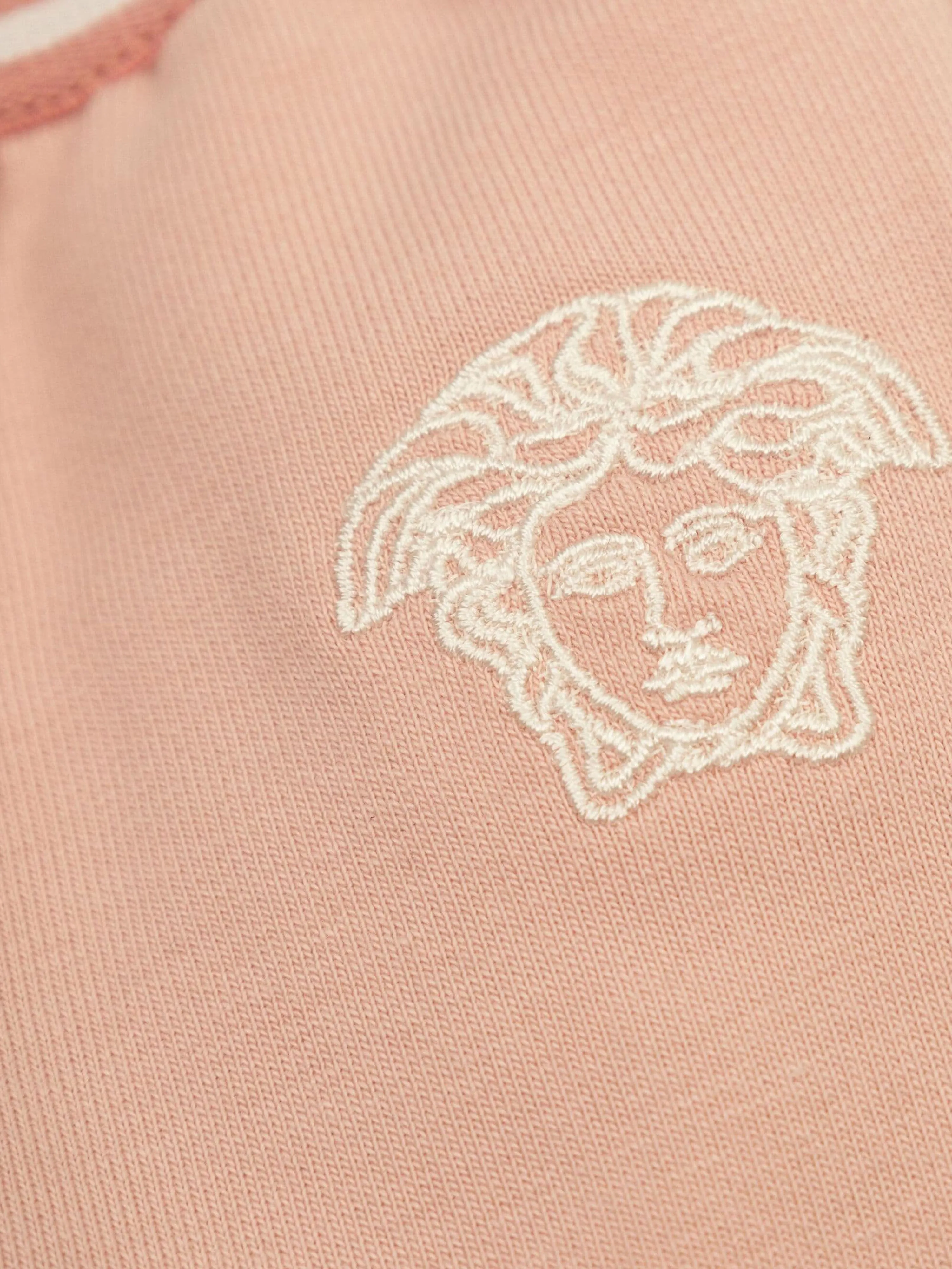 Versace Baby Girls Medusa Logo Joggers in Pink