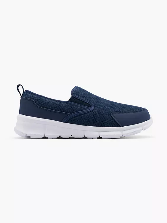 Victory  New Zeal Navy Slip On Trainers