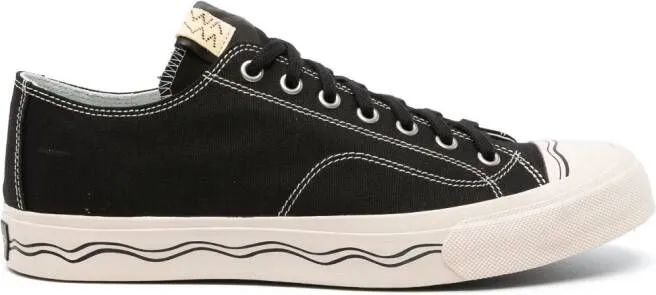 Visvim Seeger Lo leather sneakers Black