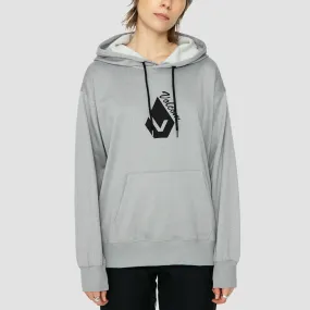 Volcom Core Hydro Pullover Snow Hoodie Heather Grey - Womens