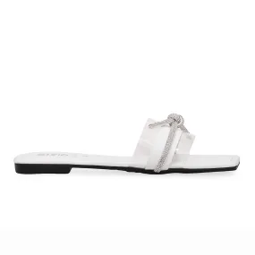 White Casual Slipper CL1574