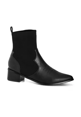 WIDE FIT Kylie Ankle Boot - black