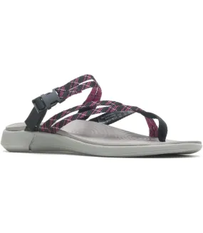 Womens/ladies good sandals black/grey/pink Hush Puppies