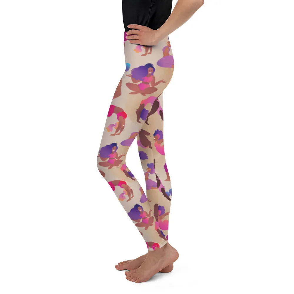 Yoga Poses Youth Leggings