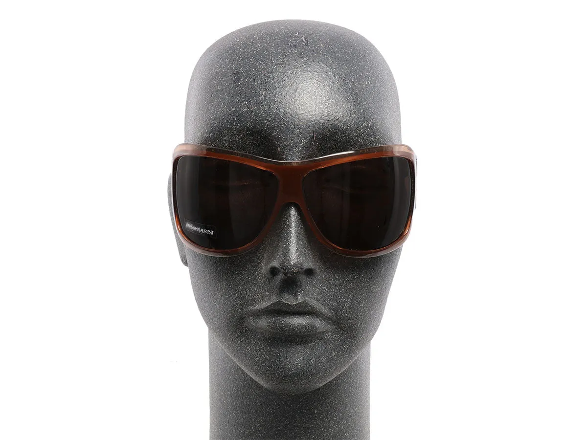 YSL Oversized Brown Sunglasses