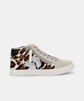 ZONYA SNEAKERS DK LEOPARD CALF HAIR re:vita